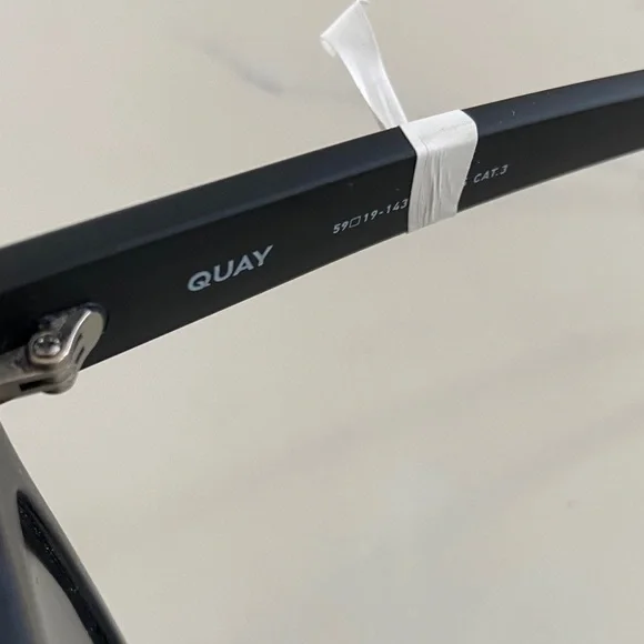 Quay Australia Black Cat-Eye Sunglasses - Picture 7 of 14
